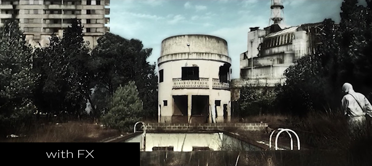 A still image from a movie with visual effects added.